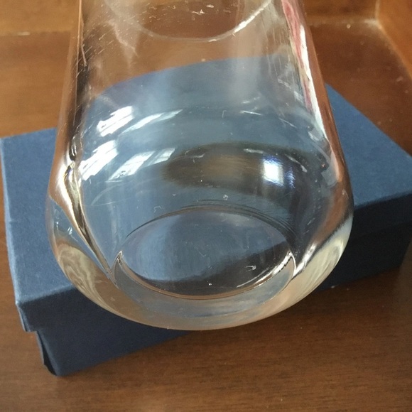Stainless Steel and glass cocktail shaker- vintage heavy glass cocktail shaker - Picture 3 of 8